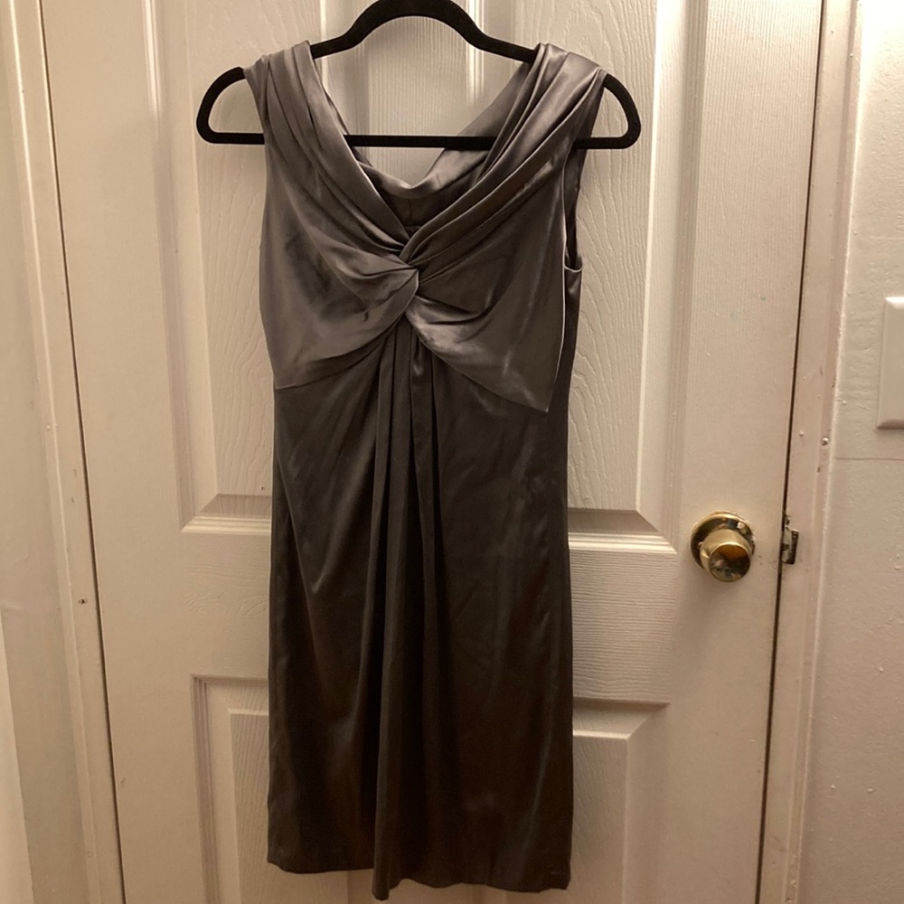 Keemiq - Small - Silver Silk Dress